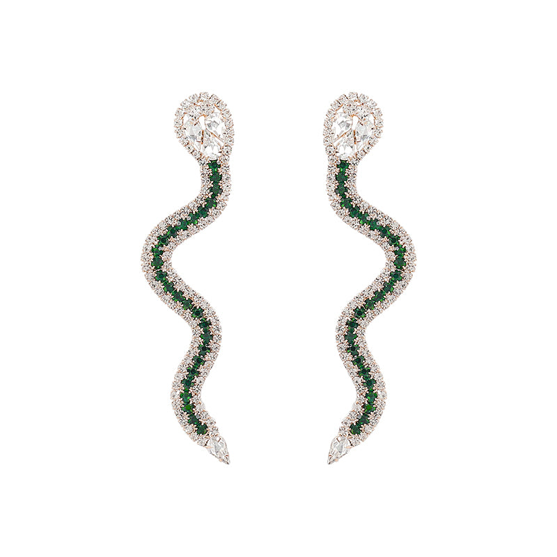 Exaggerated Snake Earrings