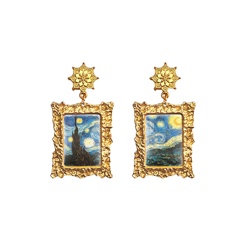 Van Gogh's "The Starry Night" Earrings Collection