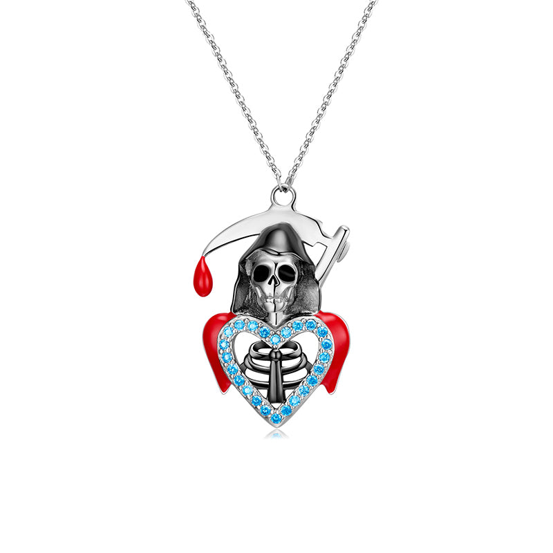 The Grim Reaper Skull Necklace