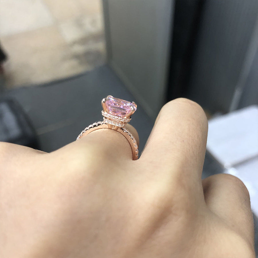 Cream Princess Pink Ring