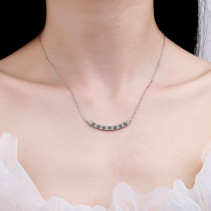 Elegant Smile Moissanite Necklace