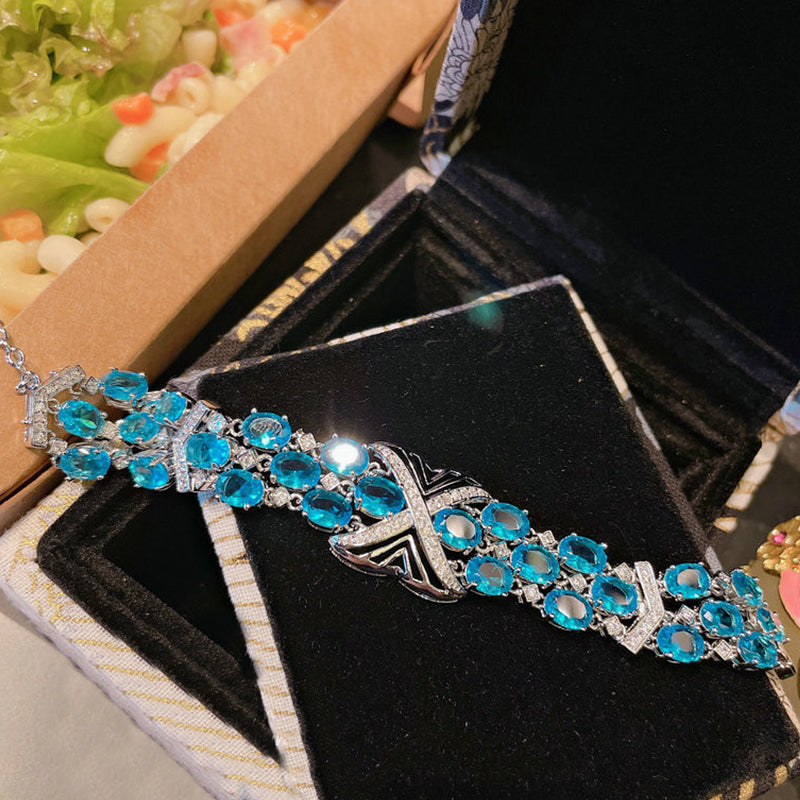 Radiant Sapphire Bracelet