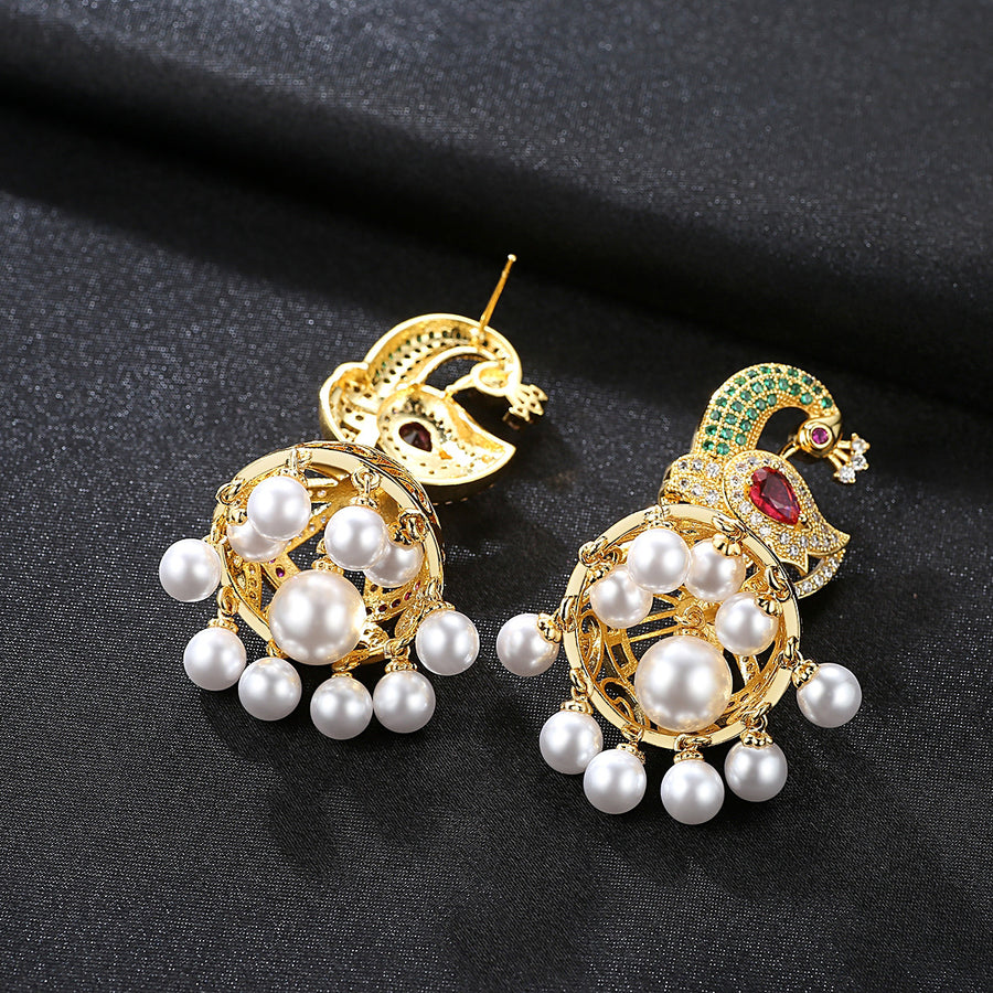 Phoenix Pearls Vintage Court Earrings