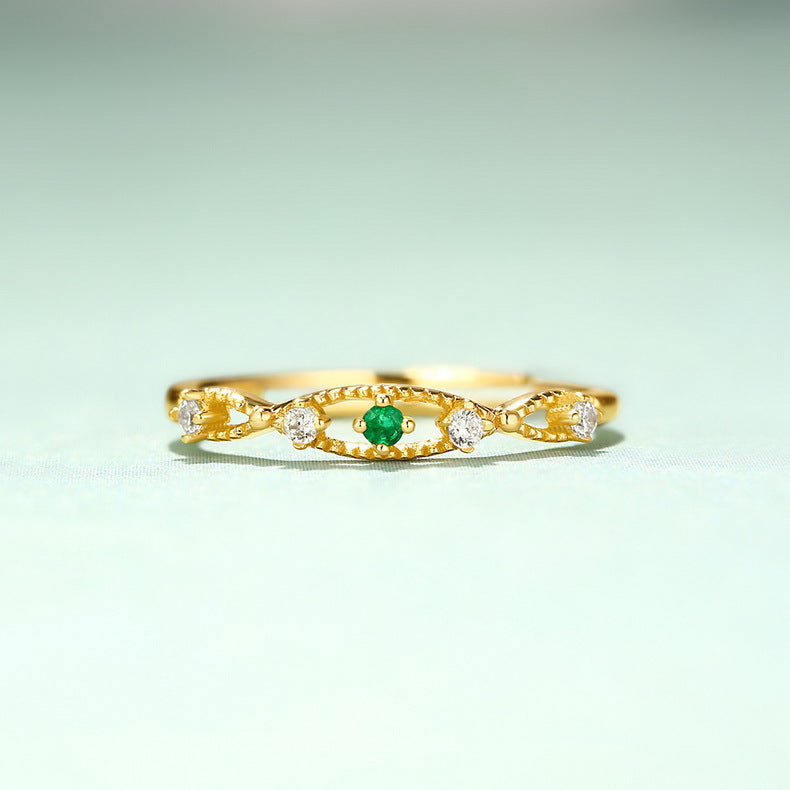 Forest Fairy Emerald Ring