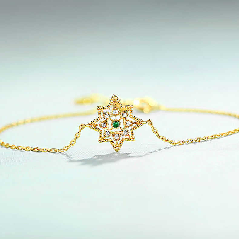 Kaleidoscope Emerald Bracelet