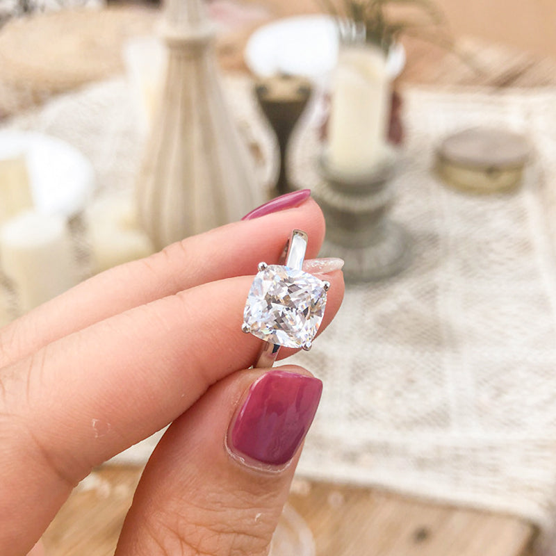 Radiant Cut Bling Ring