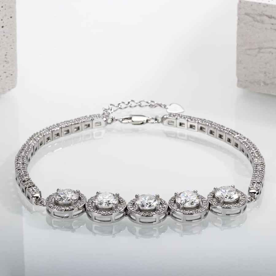 Galaxy Rays Moissanite Bracelet