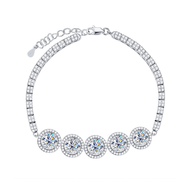 Galaxy Rays Moissanite Bracelet