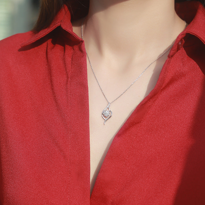 Love at First Sight Moissanite Necklace