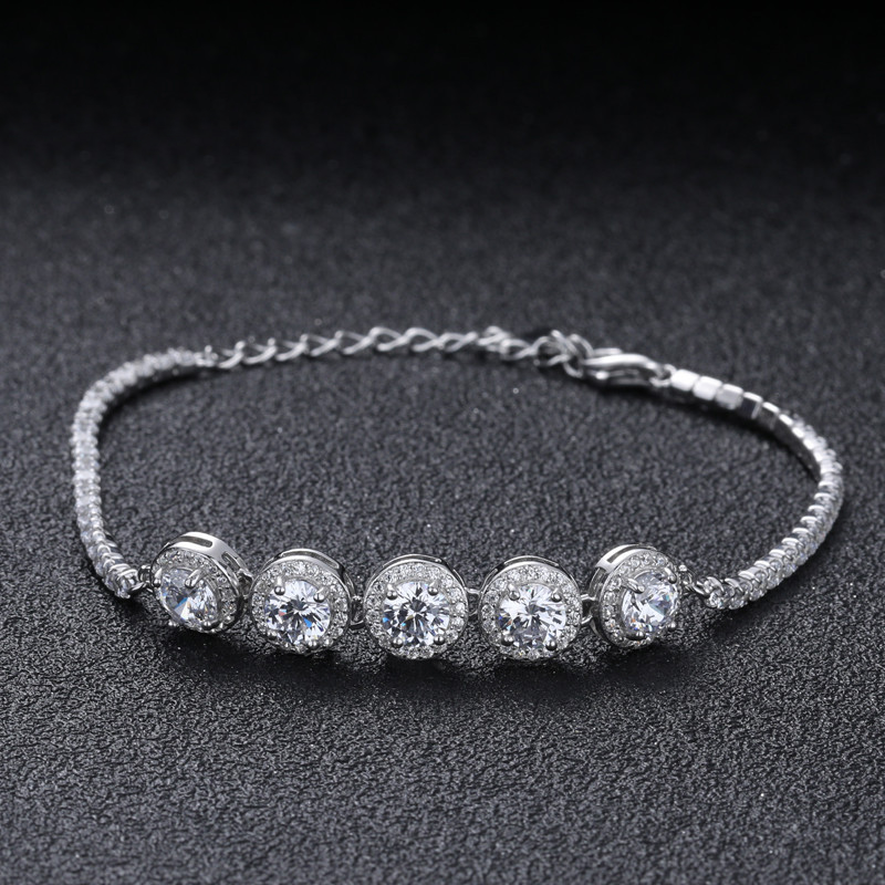 Galaxy Rays Moissanite Bracelet