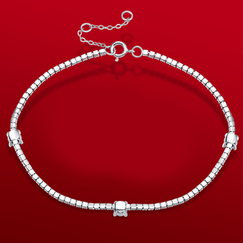 Star And Moon Intertwined Moissanite Bracelet