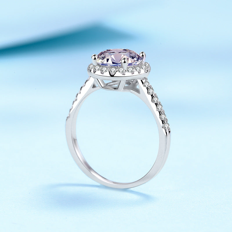 Luxury Oval Moissanite Ring